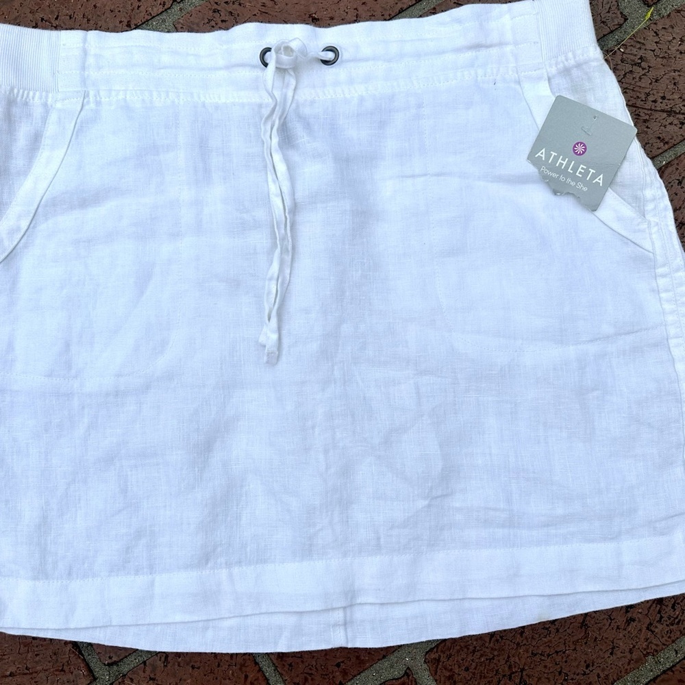 Athleta Linen skirt NWT